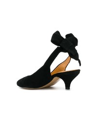 Черные замшевые туфли от Ganni