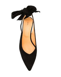 Черные замшевые туфли от Ganni