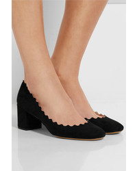 Черные замшевые туфли от Chloé
