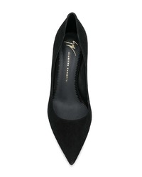 Черные замшевые туфли от Giuseppe Zanotti Design