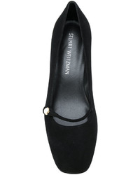 Черные замшевые туфли от Stuart Weitzman