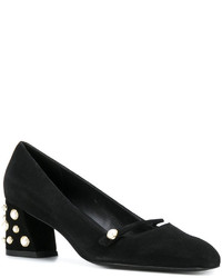 Черные замшевые туфли от Stuart Weitzman