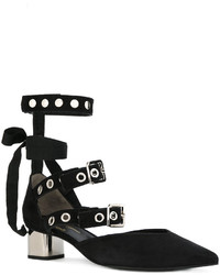 Черные замшевые туфли от Robert Clergerie