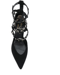 Черные замшевые туфли от Robert Clergerie