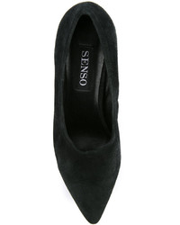 Черные замшевые туфли от Senso