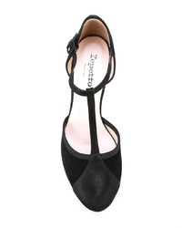 Черные замшевые туфли от Repetto