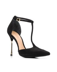 Черные замшевые туфли от Schutz