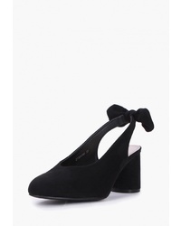 Черные замшевые туфли от T.Taccardi
