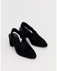 Черные замшевые туфли от Vagabond