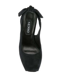 Черные замшевые туфли от Senso