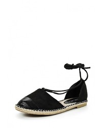 Женские черные замшевые эспадрильи от Bellamica