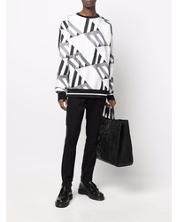 Мужские черные зауженные джинсы с вышивкой от Philipp Plein