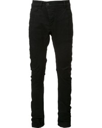 Мужские черные зауженные джинсы от 11 By Boris Bidjan Saberi