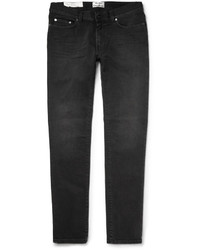 Мужские черные зауженные джинсы от Acne Studios