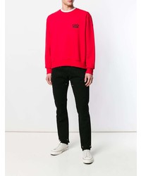 Мужские черные зауженные джинсы от Paura