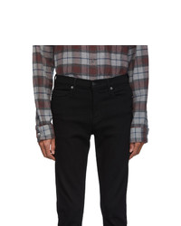 Мужские черные зауженные джинсы от Frame