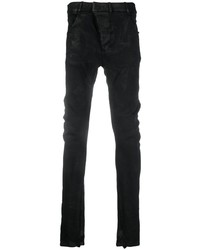 Мужские черные зауженные джинсы от Boris Bidjan Saberi