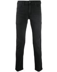 Мужские черные зауженные джинсы от BOSS HUGO BOSS