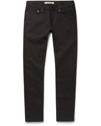 Мужские черные зауженные джинсы от Burberry