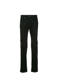 Мужские черные зауженные джинсы от Cerruti 1881