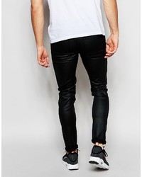 Мужские черные зауженные джинсы от Cheap Monday