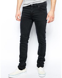 Мужские черные зауженные джинсы от Cheap Monday