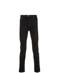 Мужские черные зауженные джинсы от Christian Dada