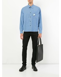 Мужские черные зауженные джинсы от N. Hoolywood