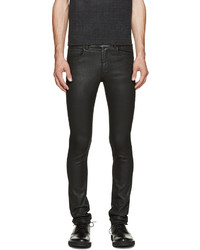 Мужские черные зауженные джинсы от CNC Costume National