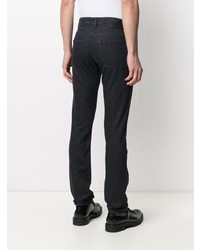 Мужские черные зауженные джинсы от BOSS HUGO BOSS