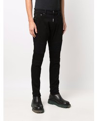 Мужские черные зауженные джинсы от Represent