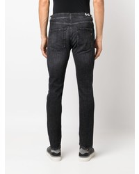 Мужские черные зауженные джинсы от Dondup