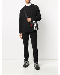 Мужские черные зауженные джинсы от Givenchy