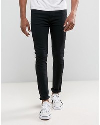 Мужские черные зауженные джинсы от Dr. Denim