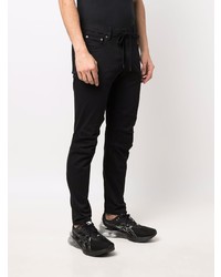 Мужские черные зауженные джинсы от Attachment