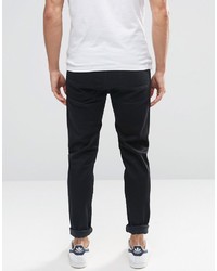 Мужские черные зауженные джинсы от Edwin