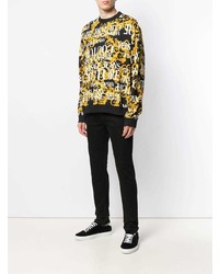 Мужские черные зауженные джинсы от VERSACE JEANS COUTURE