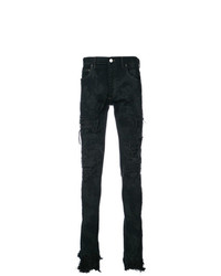 Мужские черные зауженные джинсы от Fagassent