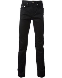 Мужские черные зауженные джинсы от Hugo Boss