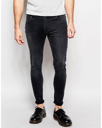 Мужские черные зауженные джинсы от J. Lindeberg