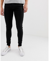 Мужские черные зауженные джинсы от Jack & Jones