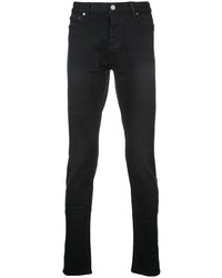 Мужские черные зауженные джинсы от John Elliott