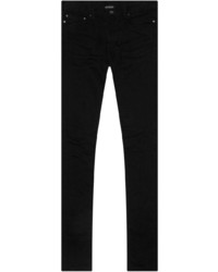 Мужские черные зауженные джинсы от John Elliott