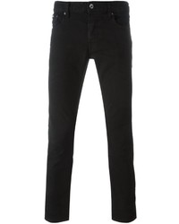 Мужские черные зауженные джинсы от Just Cavalli