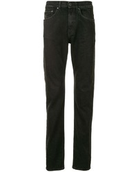 Мужские черные зауженные джинсы от Kent & Curwen