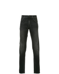 Мужские черные зауженные джинсы от Kent & Curwen