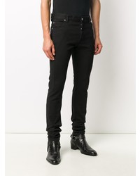 Мужские черные зауженные джинсы от Balmain