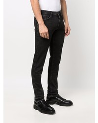 Мужские черные зауженные джинсы от BOSS