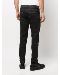 Мужские черные зауженные джинсы от BOSS