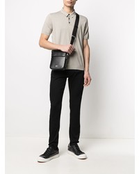 Мужские черные зауженные джинсы от Pt05